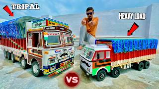 RC TATA LPT 1210 Vs TATA Biggest 4825 Truck  Chatpat toy TV [upl. by Nozicka733]