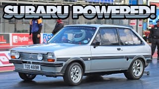 RWD Subaru EJ20 Powered Mk1 Fiesta [upl. by Eiahpets]