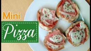 PIZZA CASERA MINI SUPER FÁCIL Y SIN HORNO  bt [upl. by Merci]