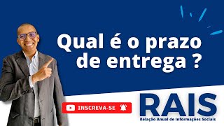 Qual é o prazo de entrega da RAIS [upl. by Stanzel136]