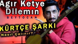 AGIR KETYE DİLEMIN SOLFEJ SAZ NOTALARI  BEYTOCAN Agır Ketye Dilemın Kısa Sap Bağlama Solfej [upl. by Ahsinrats]