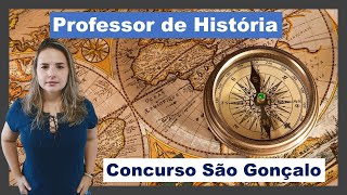 Professor de História Concurso São Gonçalo parte 01 [upl. by Bren]