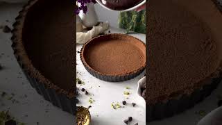 Let’s Make an Easy NoBake Chocolate Tart🤎 [upl. by Goldie]