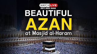 Makkah Adhan alharam makkahlive subhanallah [upl. by Ybrik]