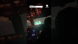 Landing an Airplane in Miami During a Major Storm  AccuWeather [upl. by Winther972]