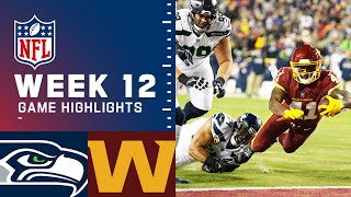 Seahawks vs Washington Week 12 Highlights  NFL 2021 [upl. by Sherm]