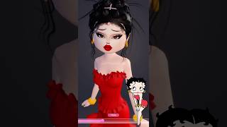 Betty boop in dress to impress roblox odetari dresstoimpress bettyboop recreation robloxshorts [upl. by Isherwood373]