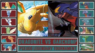 DRAGONITE vs GARCHOMP  Pseudo Legendary Pokémon Tournament Battle 5 [upl. by Decato]