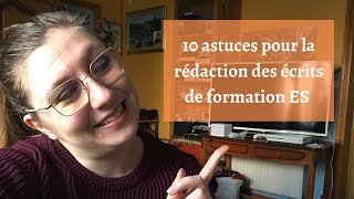 10 astuces pour rédiger des écrits en formation  éducateur spécialisé [upl. by Macdermot554]