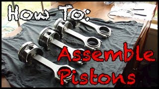 How to Assemble Pistons with Rods [upl. by Marasco]