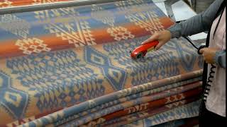 Craftsman Blankets Canyonlands blanket cut by hand [upl. by Nerw]