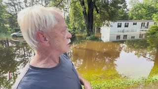 Berkeley County resident sees heavy flooding near Cooper Store Road [upl. by Corine]