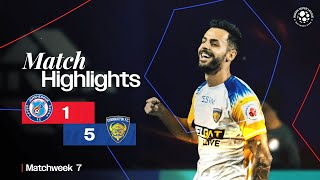 Match Highlights  Jamshedpur FC 15 Chennaiyin FC  MW 7  ISL 202425 [upl. by Allis228]