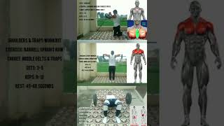 6 FULL BODY Exercises with BARBELL at Home amp Gym heermlgangaputra naturalbodybuilder [upl. by Leumhs]