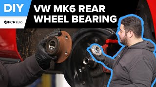 Volkswagen Jetta Rear Wheel Bearing Replacement 20112018 VW Mk6 Jetta GLI GTI Golf [upl. by Aceissej]