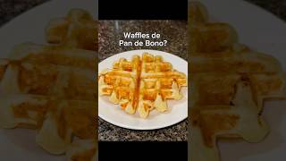 Waffle de Pan de Bono Fácil recetas shorts cocina [upl. by Metcalf]