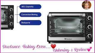 Dawlance Baking Oven 4215 Cr Unboxing amp Review 😍  Pakistan Best Baking Oven Review  By MirhaSquad [upl. by Busch]