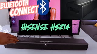 How To Setup and Connect HISENSE Soundbar To Your TV  Bluetooth [upl. by Conn]