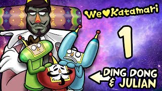 SuperMega Plays WE LOVE KATAMARI ft DING DONG amp JULIAN  EP 1 Lets Roll Again [upl. by Airdnekal]