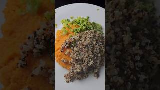 Classic mashed sweet potato recipe Healthy dinner with quinoa and broccoli mashedpotatoes shorts [upl. by Nerrad]