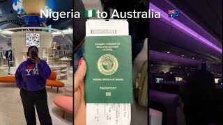 Travel Vlog  Intimate Quiet and Short  Nigeria to Australia 💕 [upl. by Kingsly]