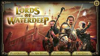 Lets Try DampD Lords of Waterdeep Digital Boardgame [upl. by Haidabej]