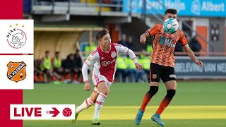 LIVE 1200  Ajax  FC Volendam  Friendly [upl. by Vatsug]