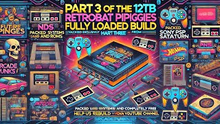 The PiPiggies 12TB Retro Gaming 100 Free Build at Arcade Punks  PART 3  Download NOW [upl. by Nylsor]