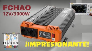 🚍DIY ElectroCamper🚤 Prueba extrema inversor onda pura FCHAO 12V 3000w  LifePO4  BMS JBD 300A 🔋 [upl. by Isabella263]