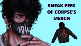 Corpse shows off his NEW MERCH [upl. by Odracer424]