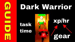 OSRS Ironman Guide to Wilderness Slayer Dark Warrior Task  xphr  location  tips [upl. by Caitrin]