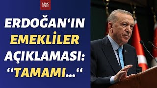 Erdoğandan Emekliler Açıklaması Cem Küçükten 7500 TLde Rakam İki Formül İddiası [upl. by Ahselat]