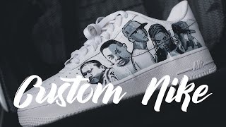 Custom Nike Air Force 1  Matte Angelus Paint [upl. by Rayham]