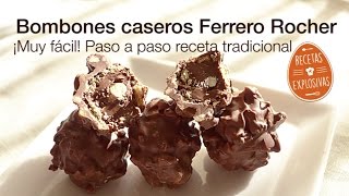 Bombones Ferrero Rocher Caseros  Super facil  Recetas Explosivas [upl. by Giff]