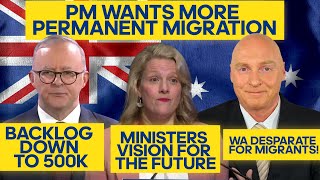 Australian Immigration news 26th February Backlog reduced  Vision of the migration future  more [upl. by Reitman]