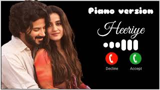 HEERIYE SONG  BGM  ringtone  piano version royaljasleen heeriye [upl. by Nimocks]