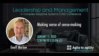 Geoff Marlow  Making sense of sensemaking [upl. by Sari348]