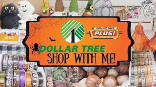 New Dollar Tree amp Plus Come Shop with Me Walkthrough WalkThru • Fall Halloween New Finds 080524 [upl. by Placida926]