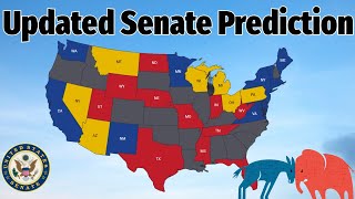 Updated 2024 Senate Election Prediction May 2024 [upl. by Caron]