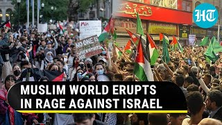 Free Palestine Cry Across Muslim World As AntiIsrael Protests Erupt On Hamas Day of Rage [upl. by Balcke]