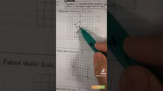 SPM  Tingkatan 5  Penjelmaan  Transformasi  Melukis Imej Pembesaran  Enlargement [upl. by Artied]