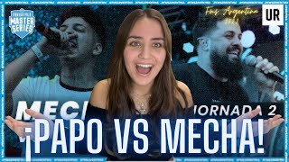 Reaccionando a MECHA VS PAPO´  FMS Argentina Jornada 2 2022 [upl. by Carothers]