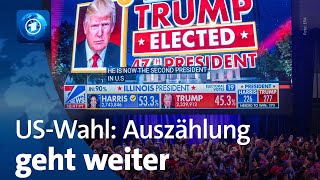 USWahl Trump hat gewonnen – Auszählung der Stimmen geht weiter [upl. by Ativla821]