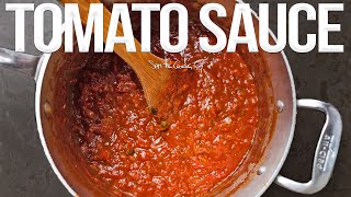 Best Everyday Tomato Sauce Recipe  SAM THE COOKING GUY [upl. by Pippo408]