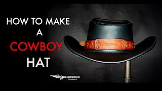 DIY Cowboy Hat  Tutorial and Pattern Download [upl. by Jolene]