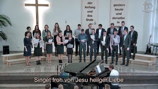 Singet froh von Jesu heilger Liebe [upl. by Aehsila]