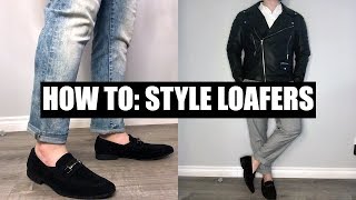 How To Style Penny Loafers  5 Outfits With Penny loafers Men [upl. by Assilac]