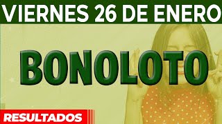 Resultado del sorteo Bonoloto del Viernes 26 de Enero del 2024 [upl. by Kelson]