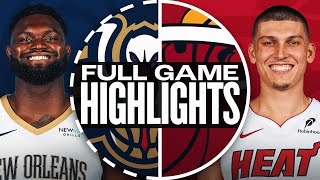 PELICANS at HEAT  NBA PRESEASON FULL GAME HIGHLIGHTS  October 13 2024 [upl. by Noruq410]