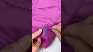 This is a quotneedle and thread trickquot to mend cuts and holes in down jackets and cotton jackets [upl. by Ruggiero]